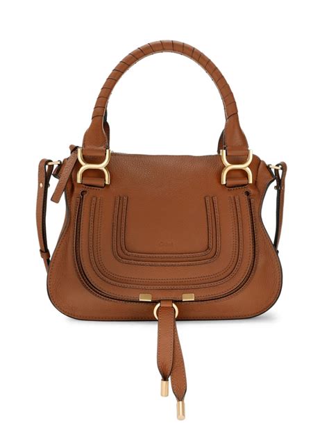 chloe small marcie leather satchel.